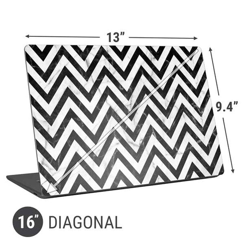 Chevron Marble Universal Laptop 16in (13 x 9.4in) Skin